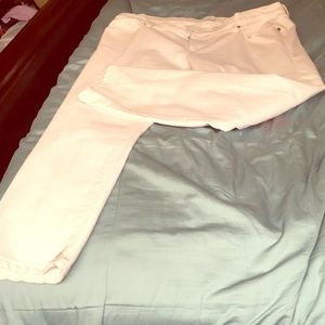 Still feels like Summer:  white jeans